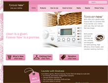 Tablet Screenshot of forevernew.ca